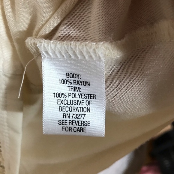 APT. 9 Ivory Gold Glitter Sequin V Neck Soft Long Sleeve Holiday Top Size Small - Picture 5 of 7